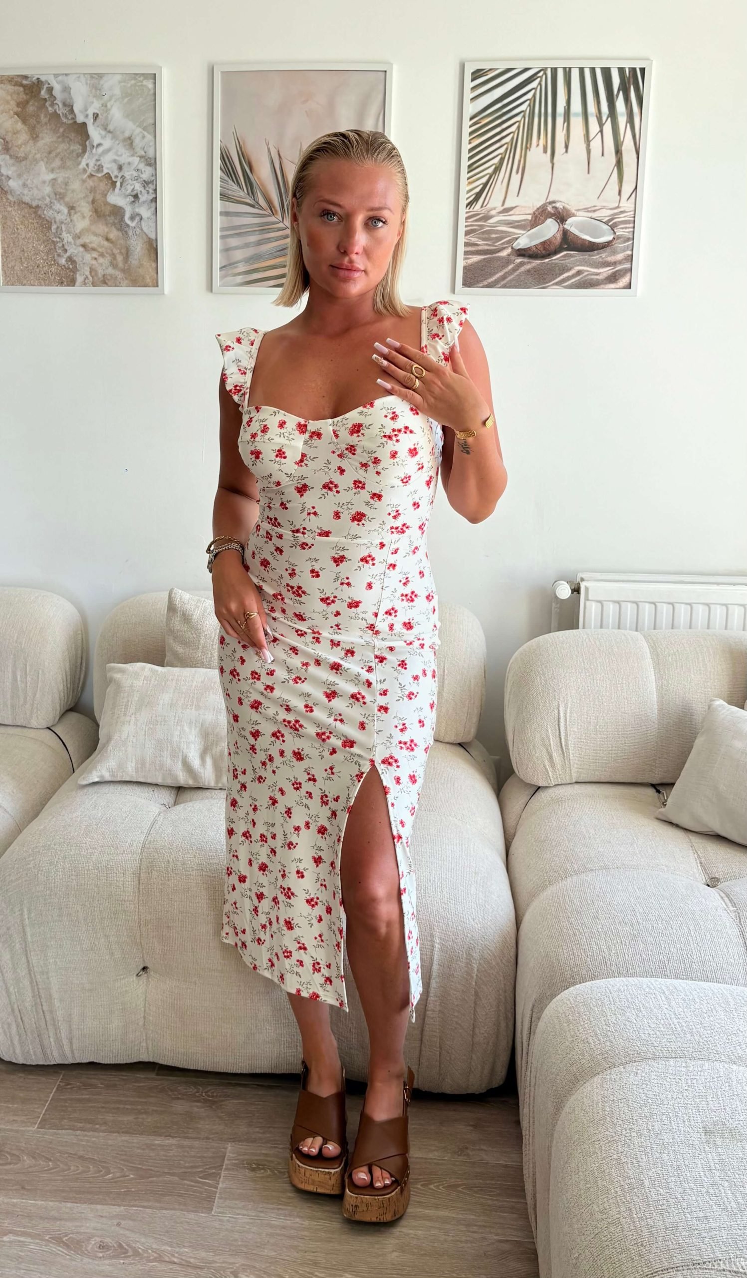 Robe d'été à fleurs